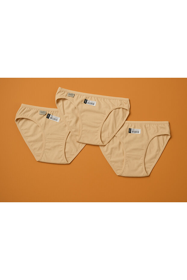 kadın elastan düz bikini - 1