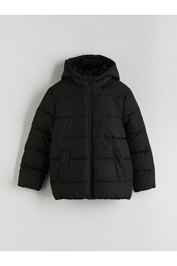 Lcw Kidsblack Hooded Boys' down Jacket