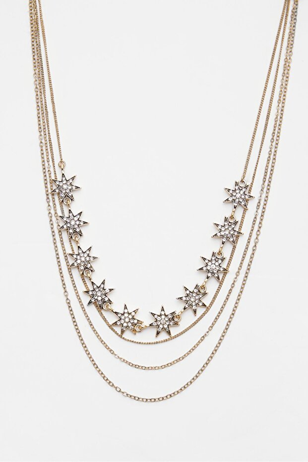 Parıltılı yıldız kolye - 2