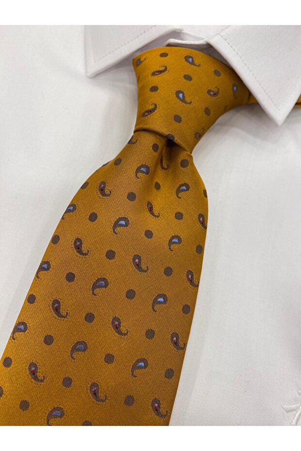 Woven Fabric Patterned Tie - 1