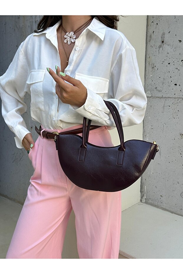 Sophia Model Bordo Women's Hand and Shoulder Bag