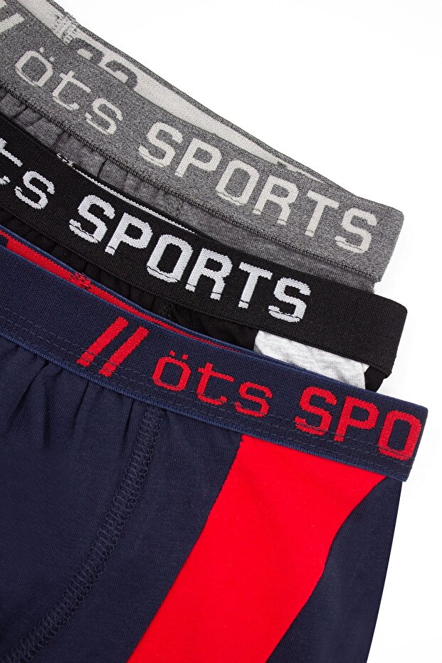 بوكسر للأولاد 3 قطع (96% قطن - 4% إيلاستين) - 5