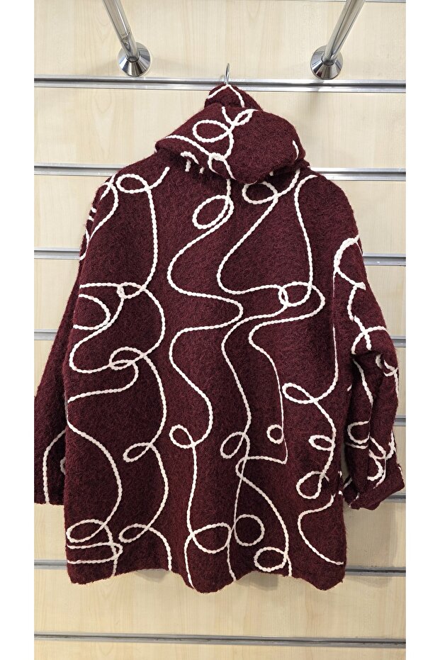 Felt Coat Raffia Pattern - 6