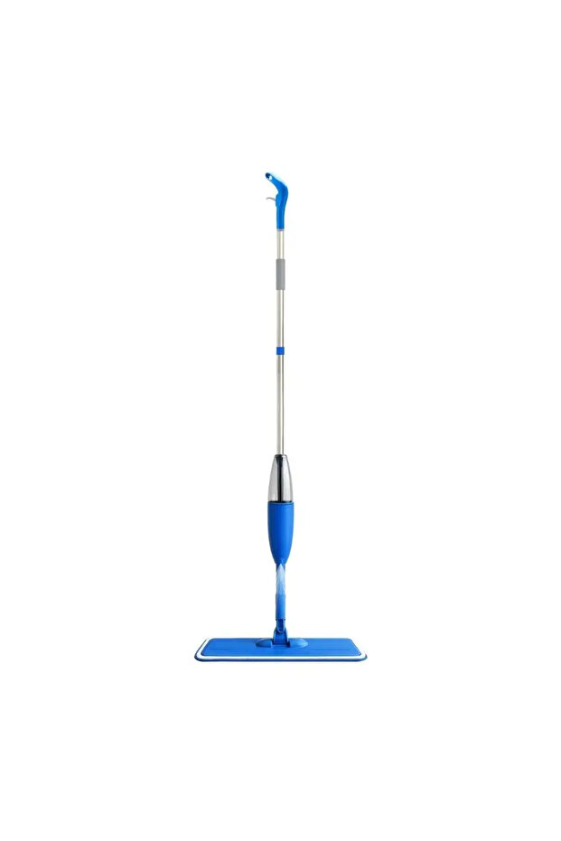 Easy Clean Spray Floor Mop With Long Trigger Handle Blue- 38cm