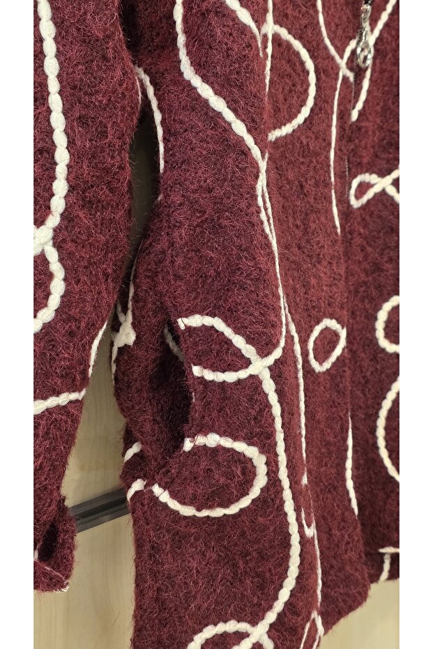 Felt Coat Raffia Pattern - 4