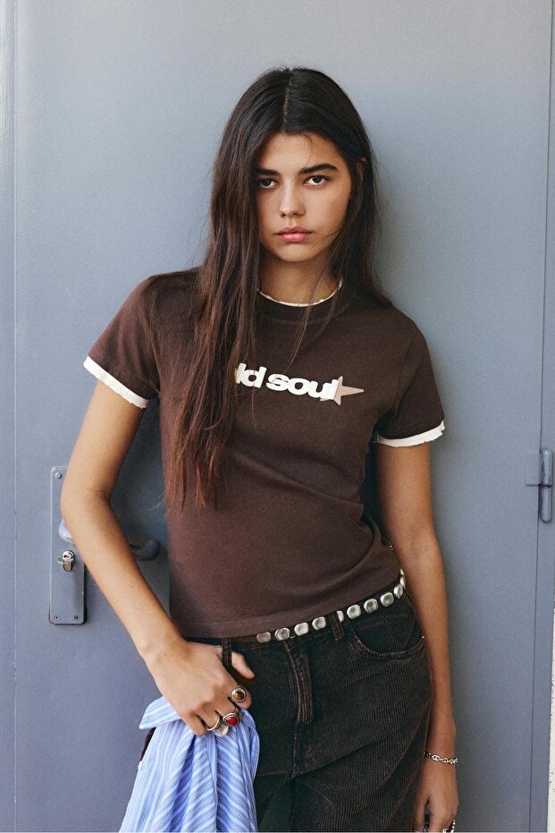 Çift kollu t-shirt - 1