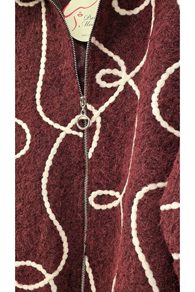 Felt Coat Raffia Pattern - 5