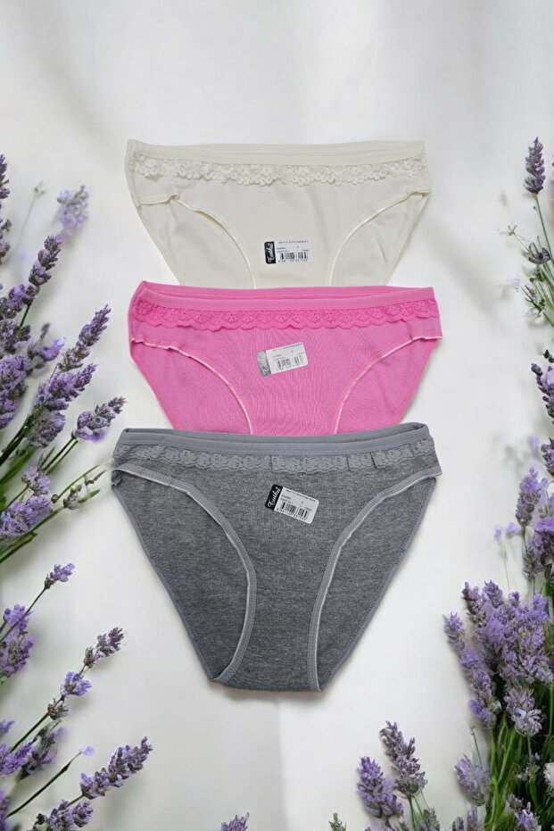 Cotton Bikini Kilot 3-Pack
