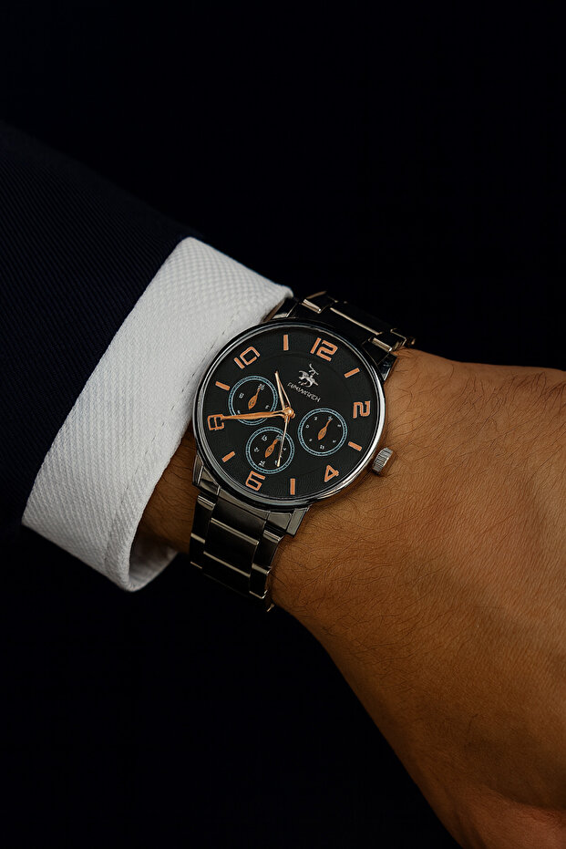 Elegant Model Metal Men's Wristwatch