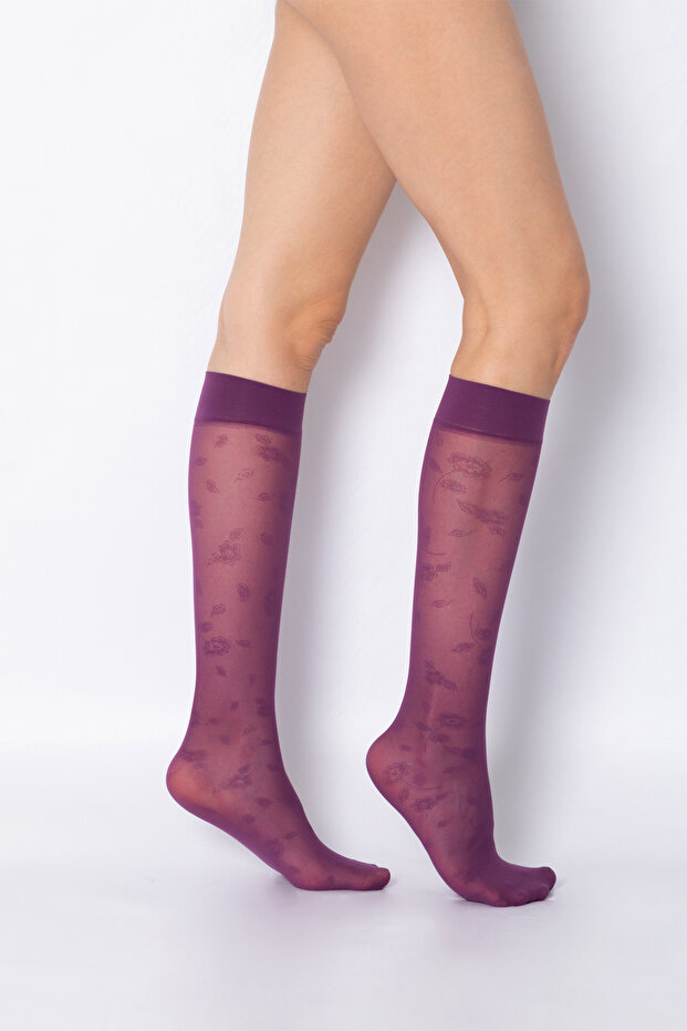 Yvonna Dizaltı Çorap - 2