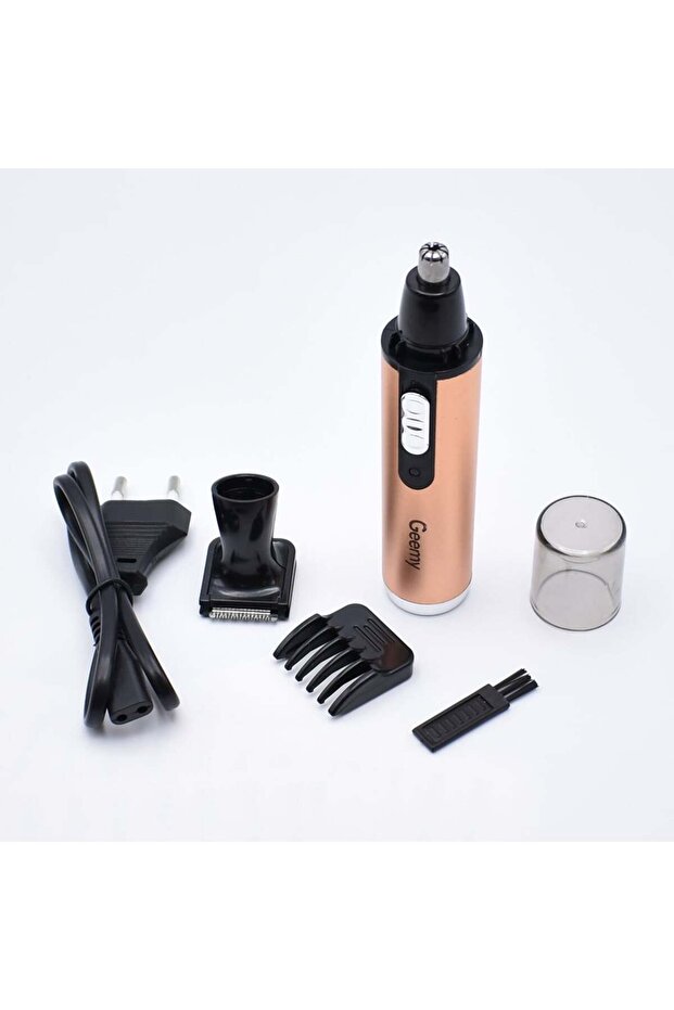2-in-1 Trimmer for Nose, Ears, Beard and Sideburns – Rechargeable, Compact - 1