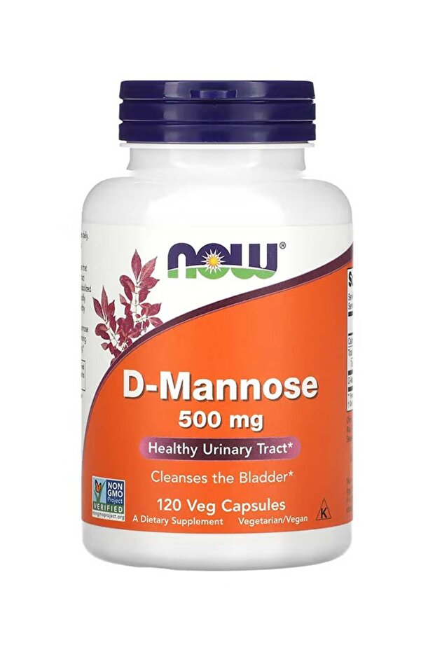 D-Mannose Dietary Supplement - 120 Veg Capsules 500 Mg