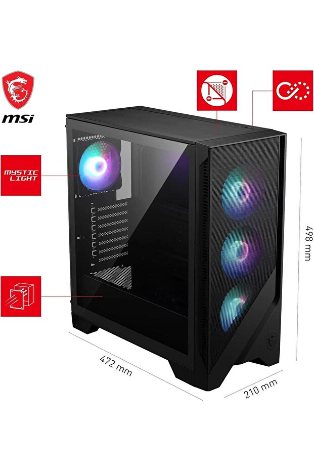 DFS GAMING POPOL INTEL I9 14900K-B760M WIFI-RTX 5070 TI 16GB-32GB DDR5 RAM-1TB M.2 SSD-OYUNCU BİLGİS - 3