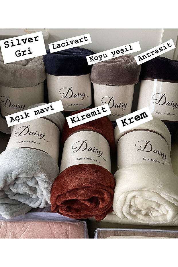 Süper Soft Çift Kişilik Rulo Battaniye - 1