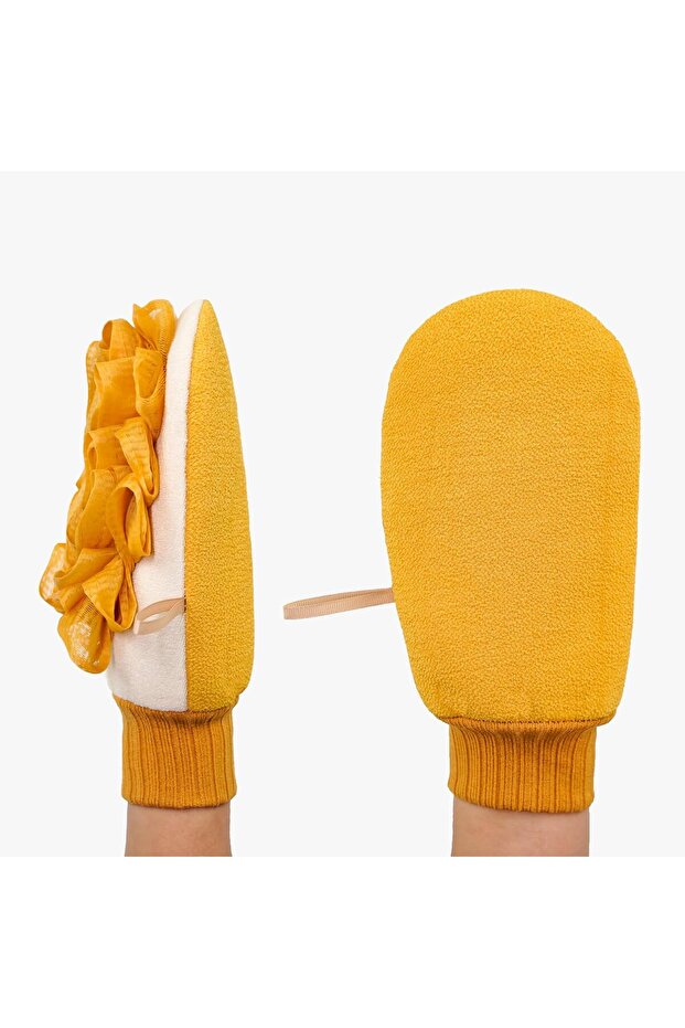 Deep Exfoliating Glove for Shower, Double-Sided Exfoliating Mitt, Massage Body Scrub Glove