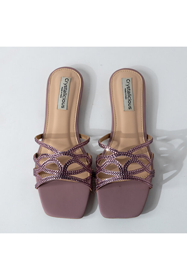 Denish Luxurious Rhinestones Sandals Handcrafted by Artisans Effortless Glamour for Every Occasion