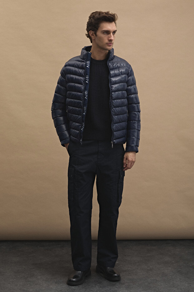 Erkek Basic Şişme Mont Lacivert - 3