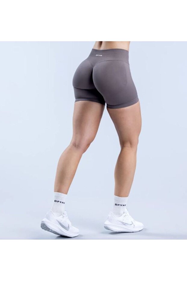 KADIN YÜKSEL BEL KISA ŞORT - 2