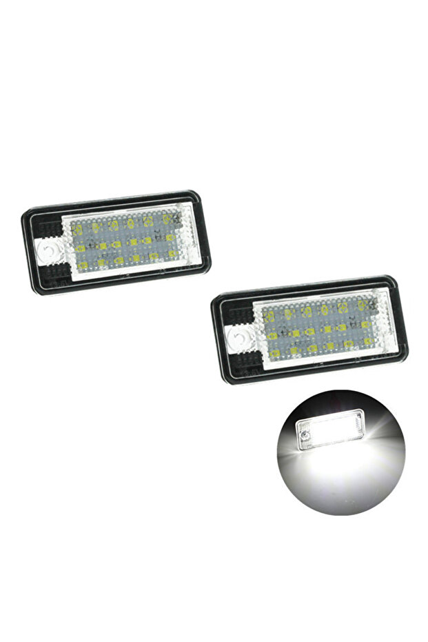 Set 2 lampi LED numar inmatriculare dedicate Audi A4 B6 B7 A3 A5 A6 A8 Q7 RS4, IP 67 impermeabil - 5