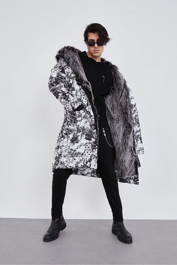 Dağ Desenli Mont - 2