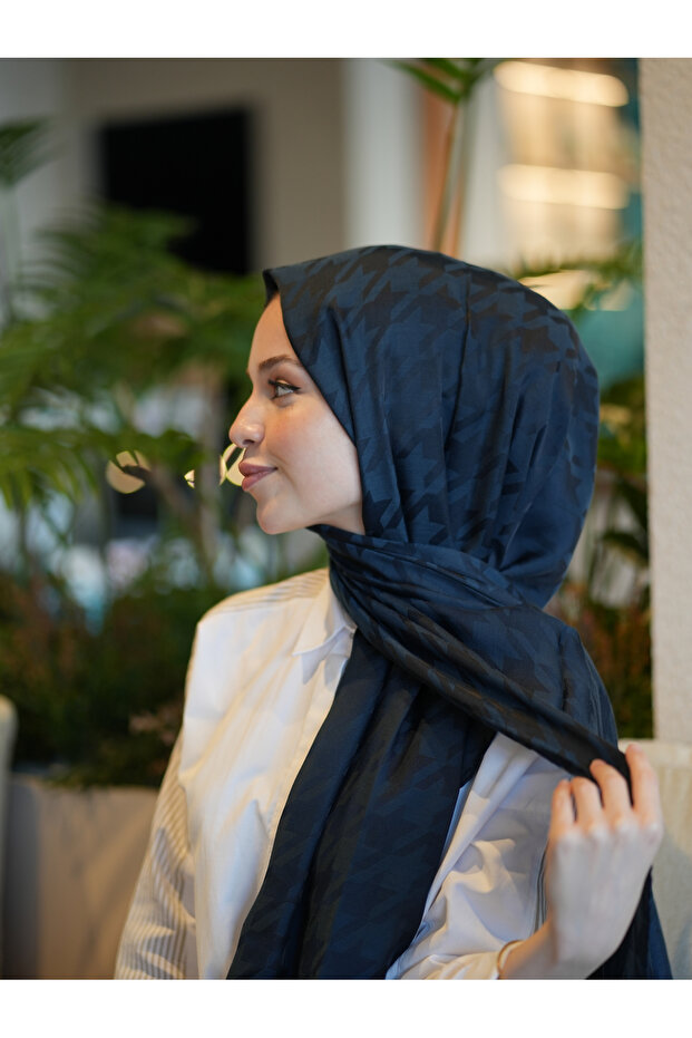 شال جاكار بنمط مخرم - 1