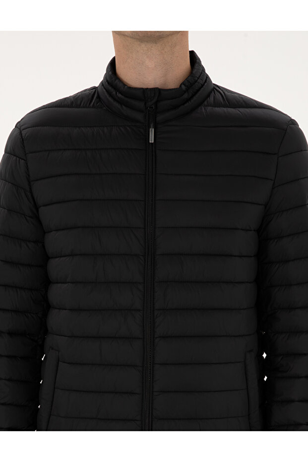 Siyah Kapitone Basic Mont 50313921-VR046 - 7