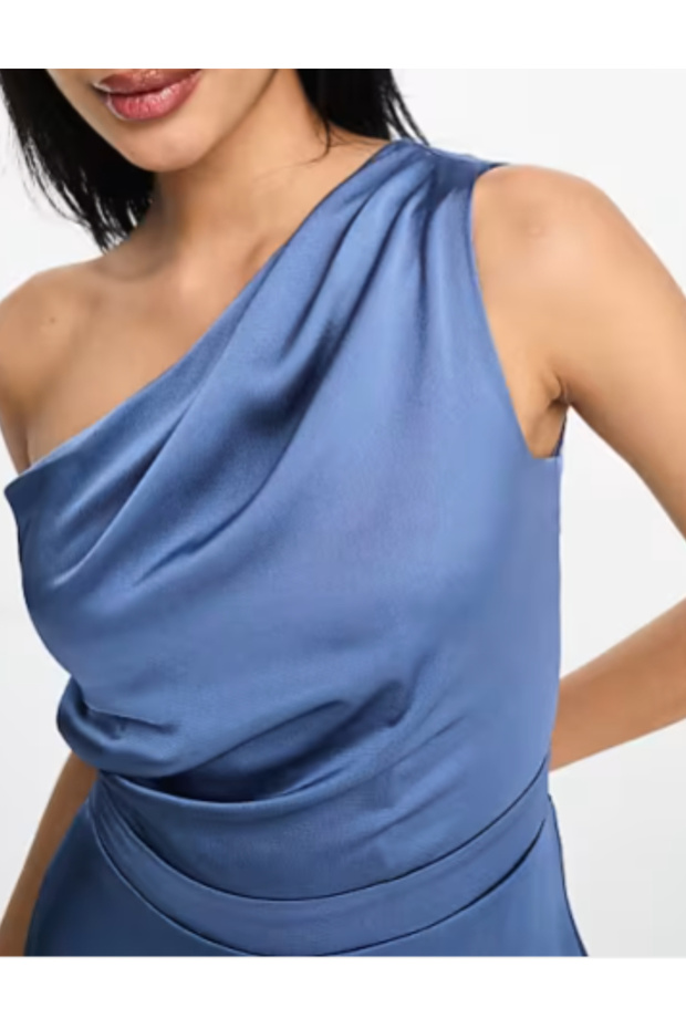 Rochie midi TFNC, albastru - 2