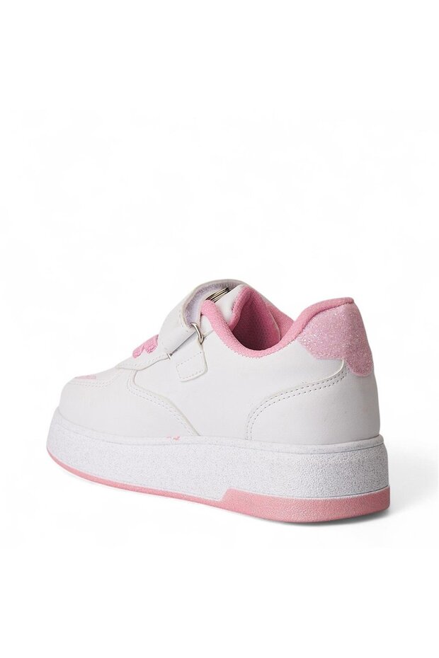 Labu Labu Baskılı Kız Çocuk Spor Ayakkabısı Sneaker (1 NUMARA BÜYÜK ALINIZ)(DAR KALIP) - 3