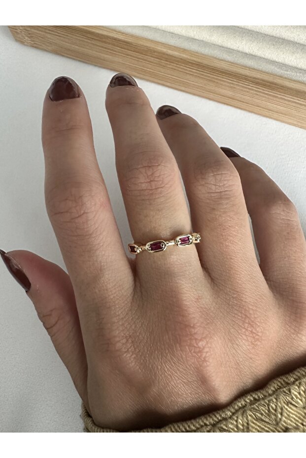 Fuchsia String Ring - 1