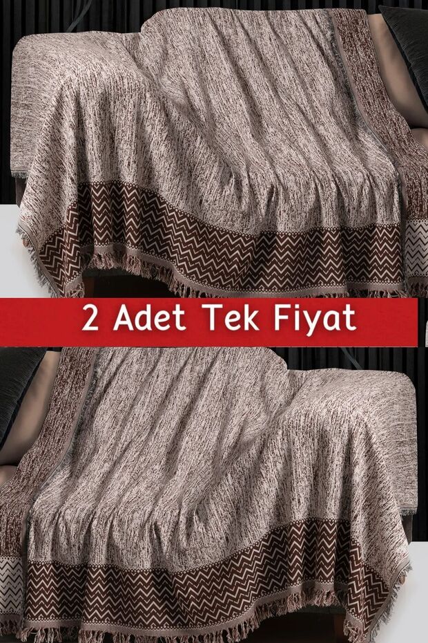“Evinize Ferahlık Katın: 2 Adet Koltuk Örtüsü Tek Fiyat” (170 x 220) - 1