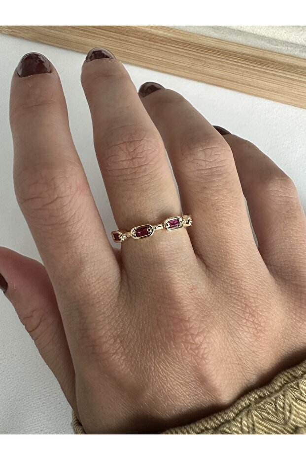 Fuchsia String Ring - 3