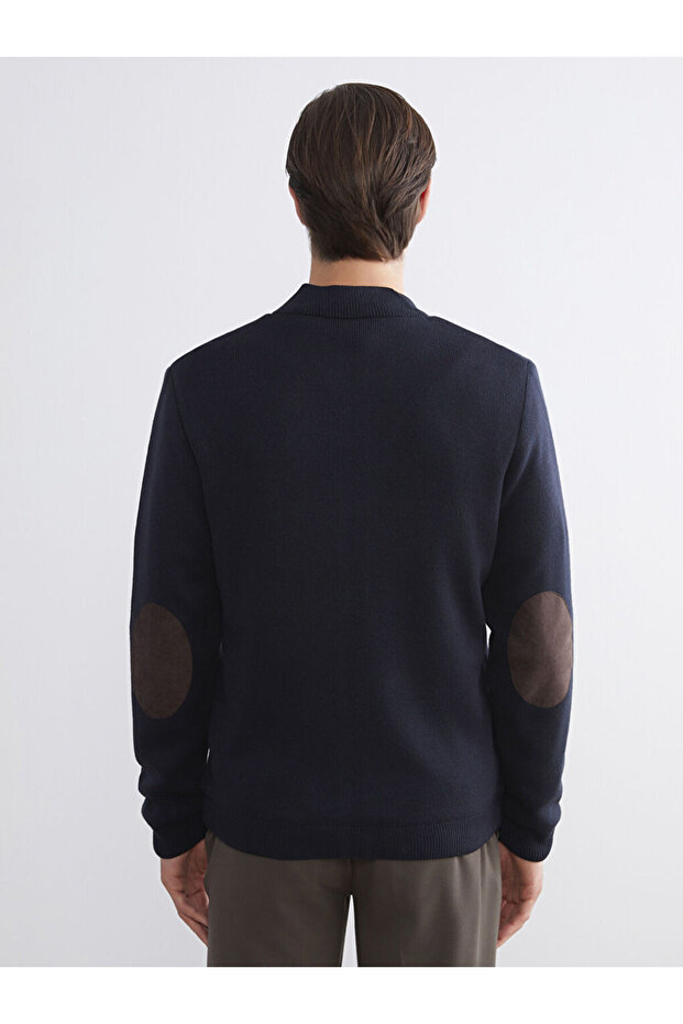 Sparkling Choices from Shining Store |   Standard Pattern College Collar Men's Knitwear Cardigan - 4