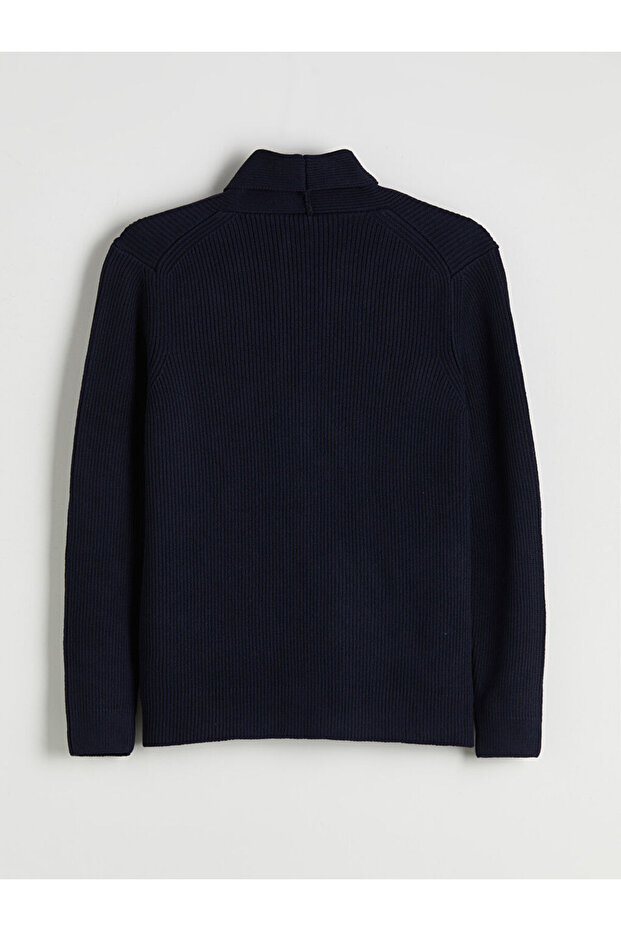 Create Your Style from Uzg Store |   Standard Pattern Shawl Collar Men's Knitwear Cardigan - 6