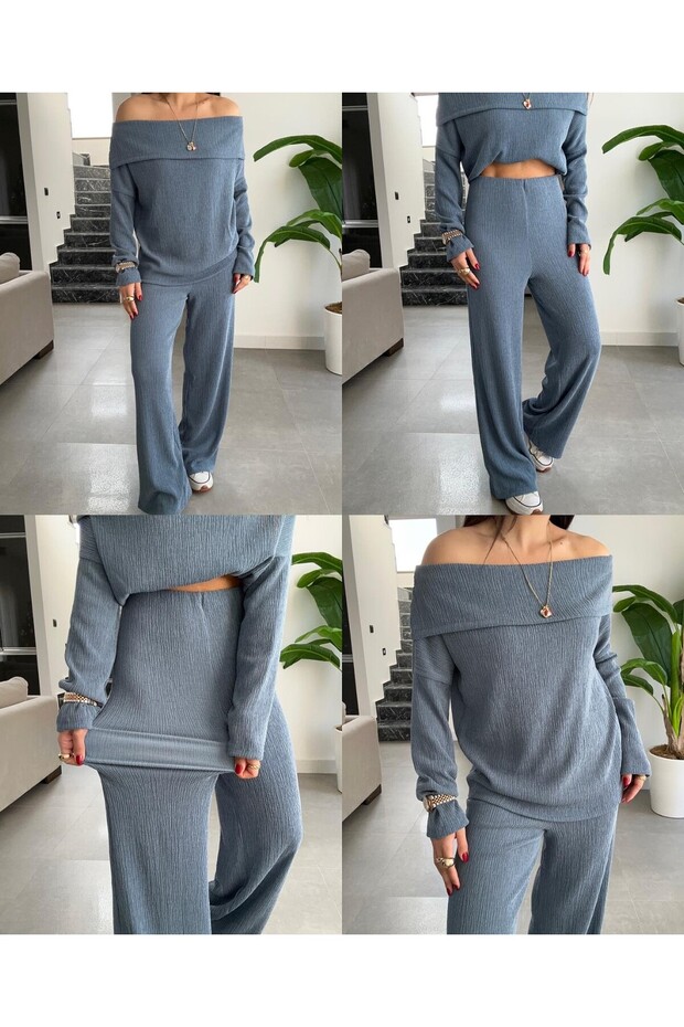 Bürümcük Madonna Yaka Basic Takım - 5