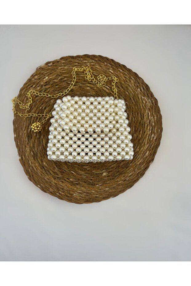 Charmlı İnci Çanta - 2