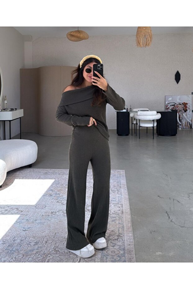 Bürümcük Madonna Yaka Basic Takım - 5