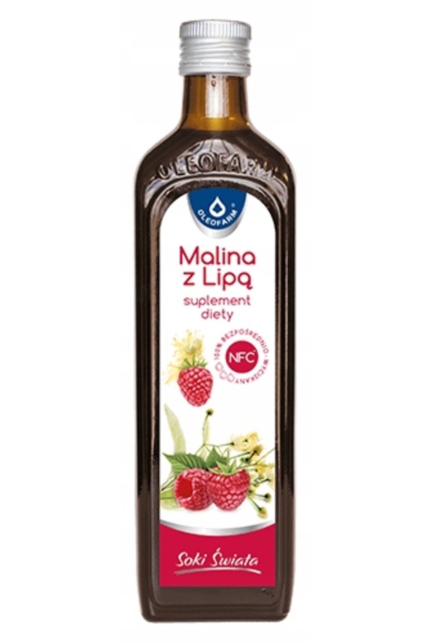 Oleofarm Raspberry juice from Linden tree 490 ml - 5