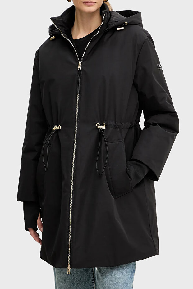 Cotton Blend Relaxed Fit Hooded Parka Parka Xw000712 Af16215 Uc001
