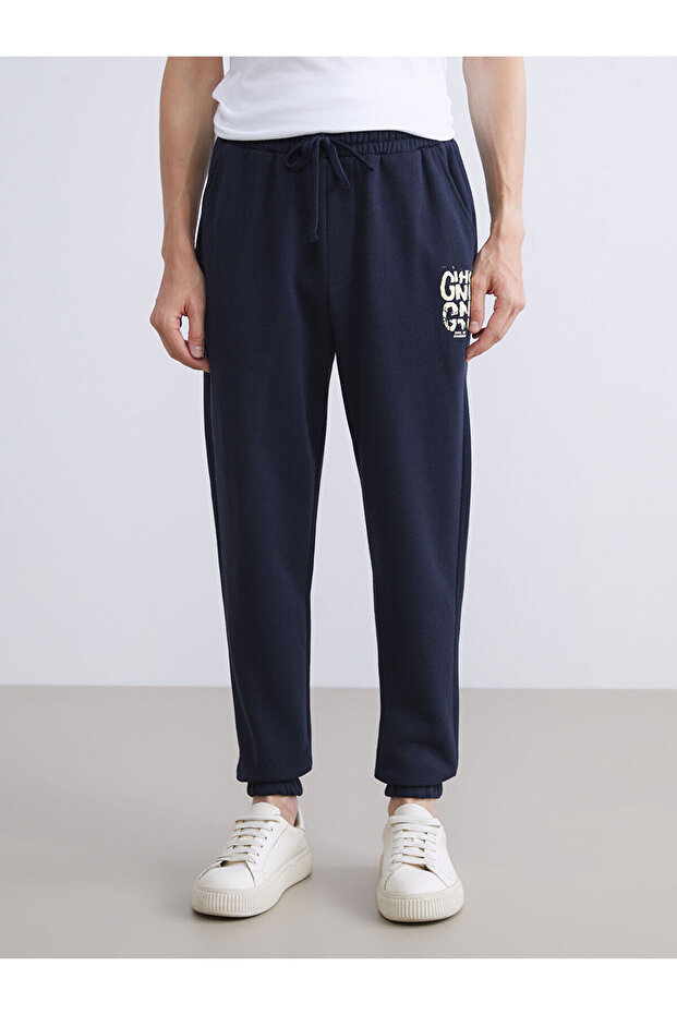 LCW ECOLacivert Standart Kalıp Erkek Jogger Eşofman Altı - 2