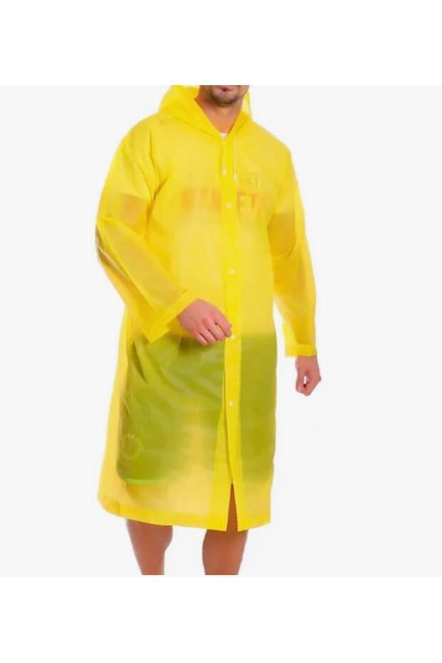 Women's - Men's Hooded Snap-On Eva Raincoat Windbreaker
