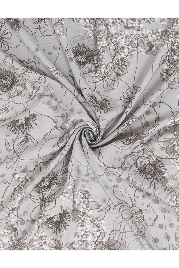 Karma Pattern Viscose Scarf Anthracite - 2