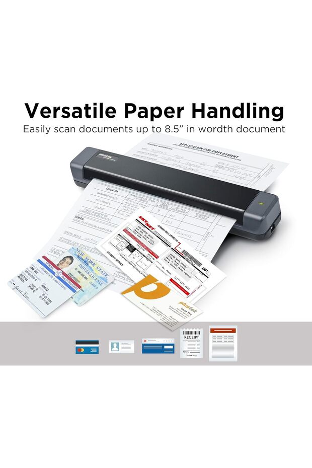 S410 Plus - Small USB Portable Sheet-Fed A4 Document Scanner for Windows 7/8/10/11, OCR Soft - 4