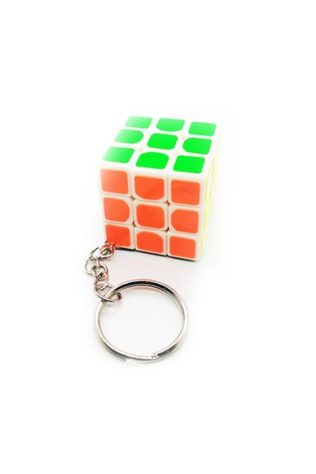 Mini Rubik's Cube Keychain 3x3cm,