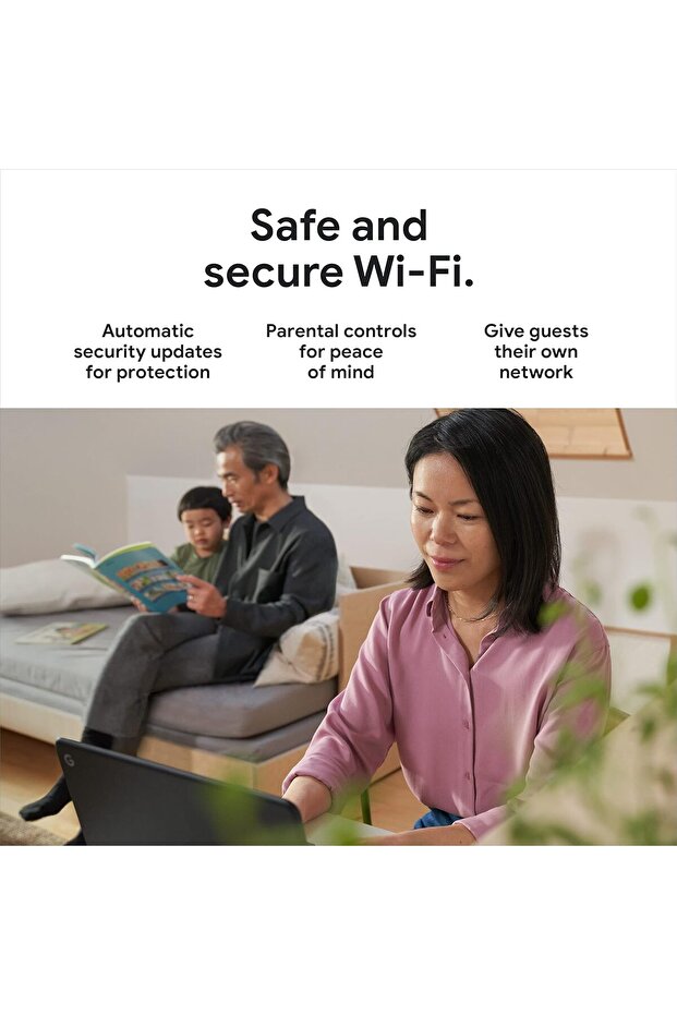 Nest WiFi Pro - 6E - Reliable Home Wi-Fi System with Fast Speed and Whole Home Coverage - Mes - 4