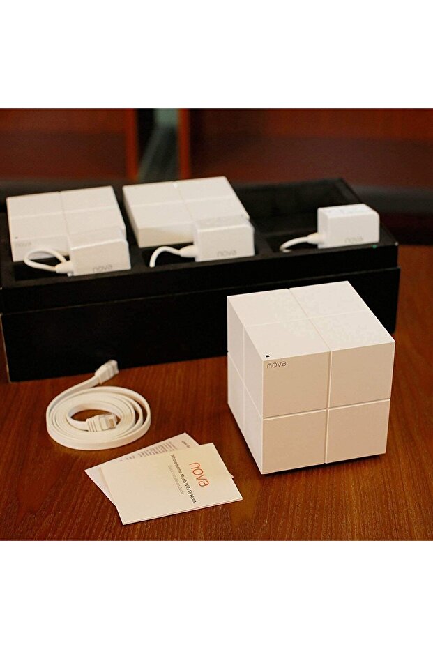 Nova Mesh WiFi System (MW6) - Up to 6000 sq.ft. Whole Home Coverage, WiFi Router and Extender - 8