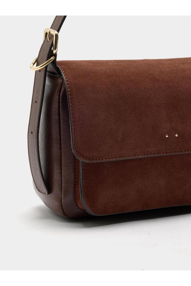 Deri İçerikli Çapraz Çanta - 3