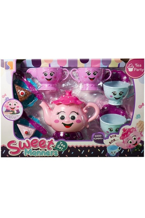 Set cescute cu ceainic si accesorii
