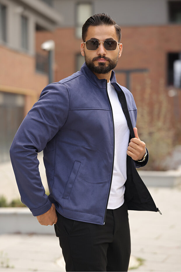 Basic Spring Suede Jacket - Simple and Stylish Style - 1