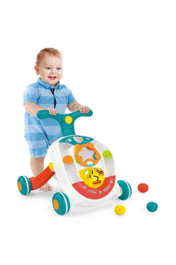 - Baby Walker Push Activity Toy for Toddlers - White