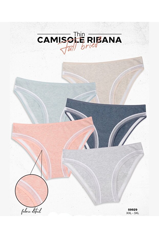 Kozabiat Dominant 10-Pack Cotton Economic Daily Large Size Panties (2Xl-3Xl)